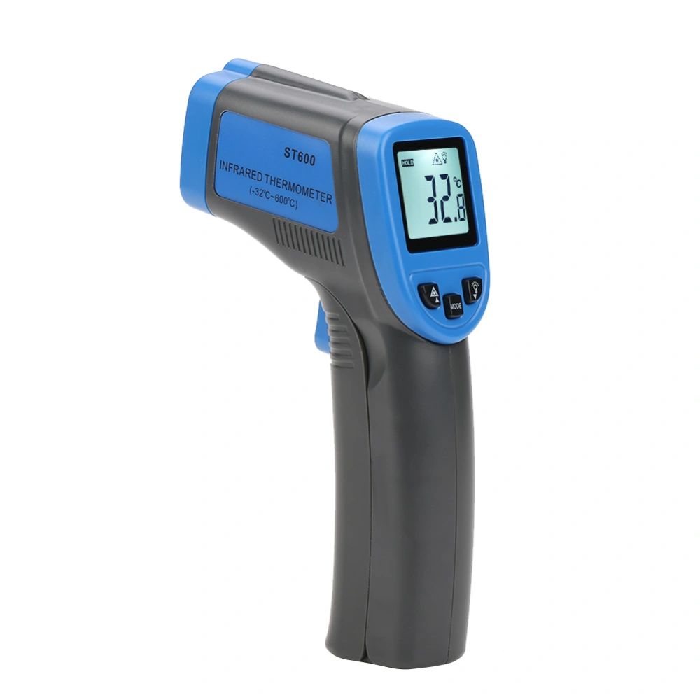 ST600 Handheld NOn contact Digital LCD ThermometerIR Laser Temperature Gun Tester(-32-600℃)