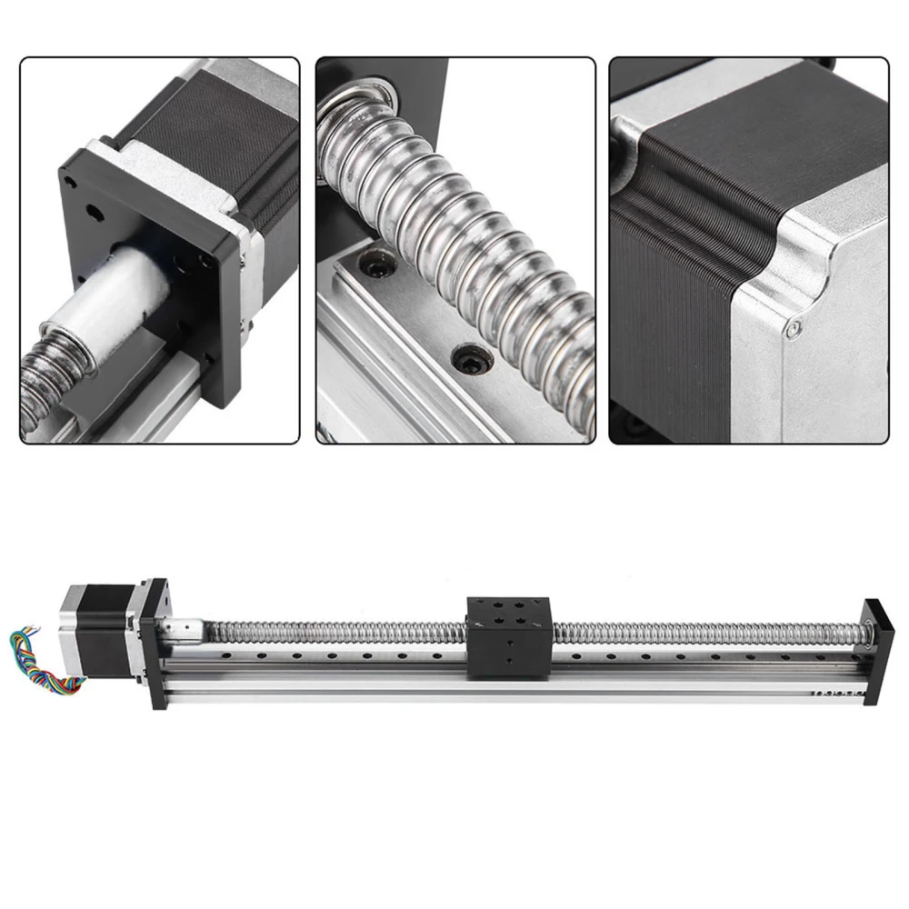 Precision Sliding Table Ball Screw Linear Stage Slide Effective Stroke 400mm with 57 Motor