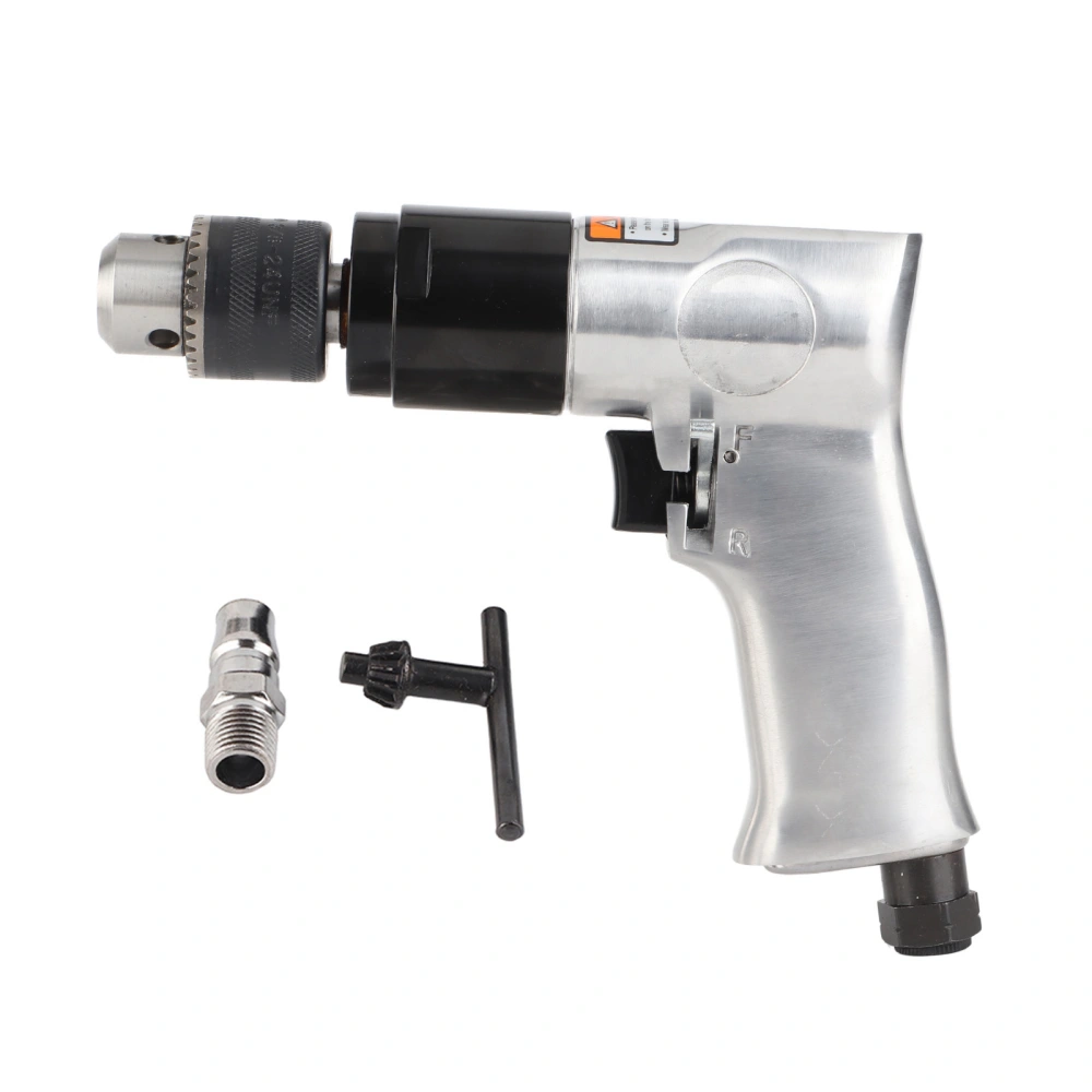 3/8" 1800rpm High Speed Pneumatic Drill Reversible Rotation Air Drill Tool for Hole Drilling