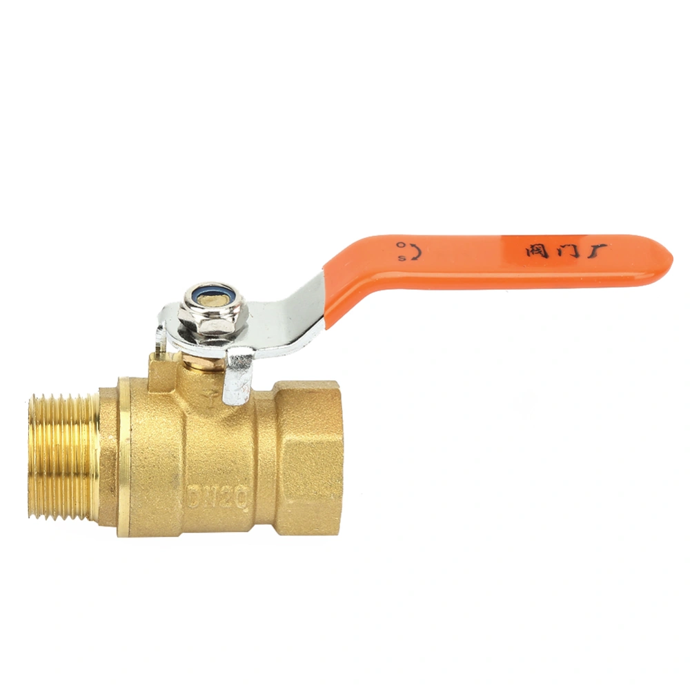 Brass Pipe Ball Valve Male and Female Thread 3/4"BSP DN20