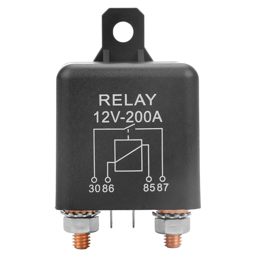 WM686 12V 4-Pin Start Relay Heavy Duty Car ON/OFF Switch Relay RL/180 200A