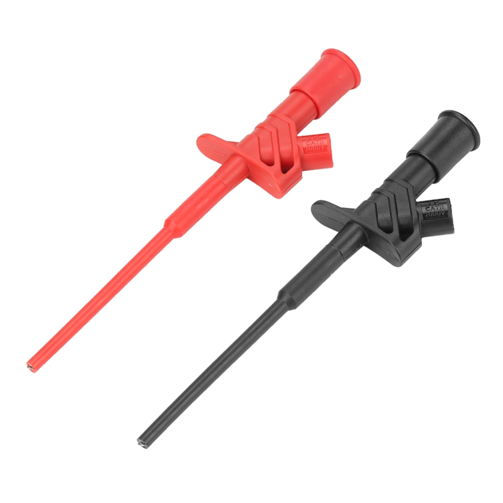 2Pcs P5004 High Voltage Flexible Test Probe Insulated Quick Professional Test Hook Clip