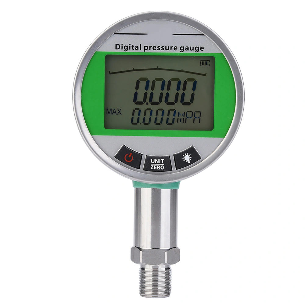 01.6MPA Digital Stainless Steel Hydraulic Pressure Gauge with M20*1.5 Connector