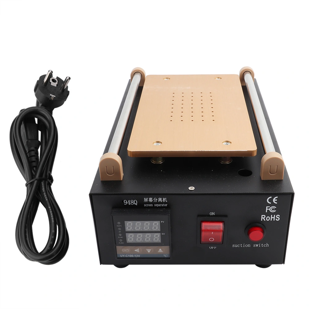 LCD Screen Separator Machine Built in Vacuum Pump for 7 inch Phone Repair Tool (EU Plug 220V)