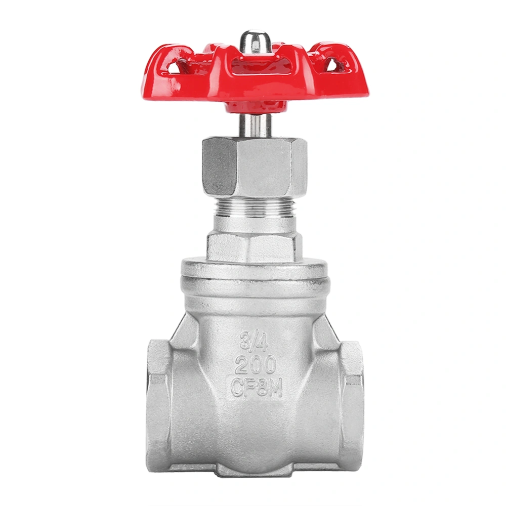 DN20 Stainless Steel Gate Valve BSPP G3/4 Rotary Sluice Valve for Water Oil Gas