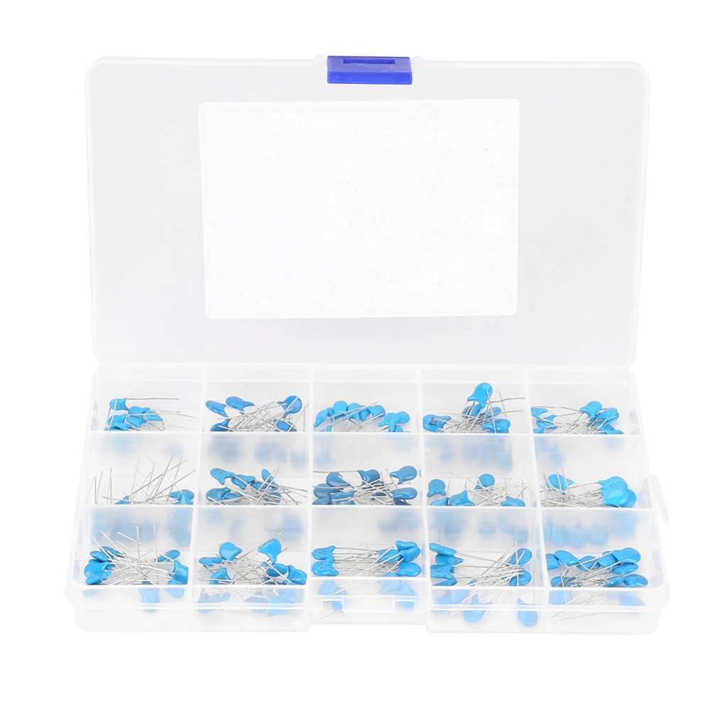 180Pcs 100pF-10000pF 15 Value 1kV High Voltage Ceramic Capacitors Assortment Kit