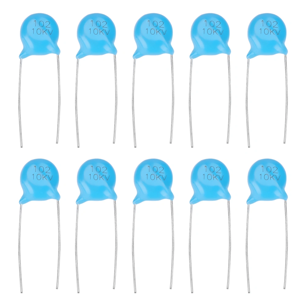 10pcs 10KV 1000PF 102 High Voltage Ceramic Capacitor Set Electronic Parts