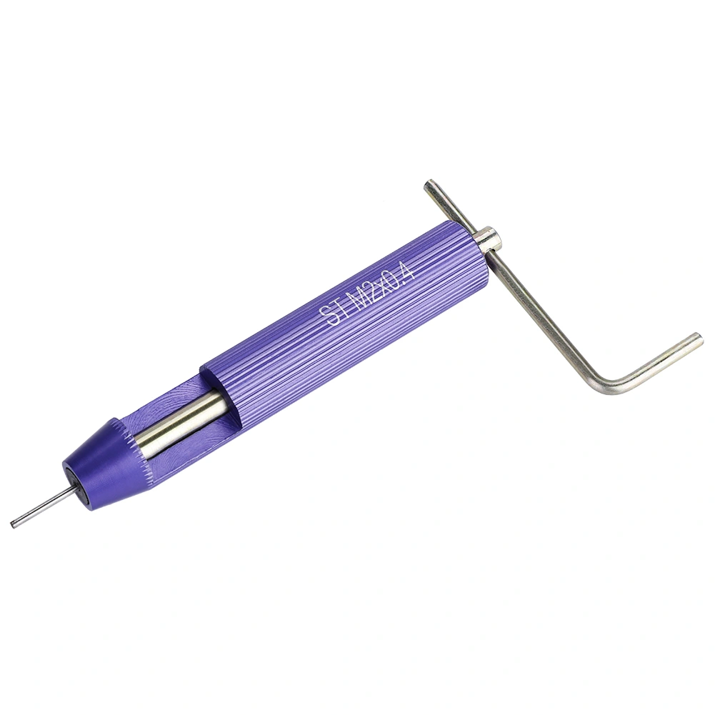 Aluminum Alloy Manual Wire Thread Insert Screw Bushing Installation Tool (ST M2*0.4)
