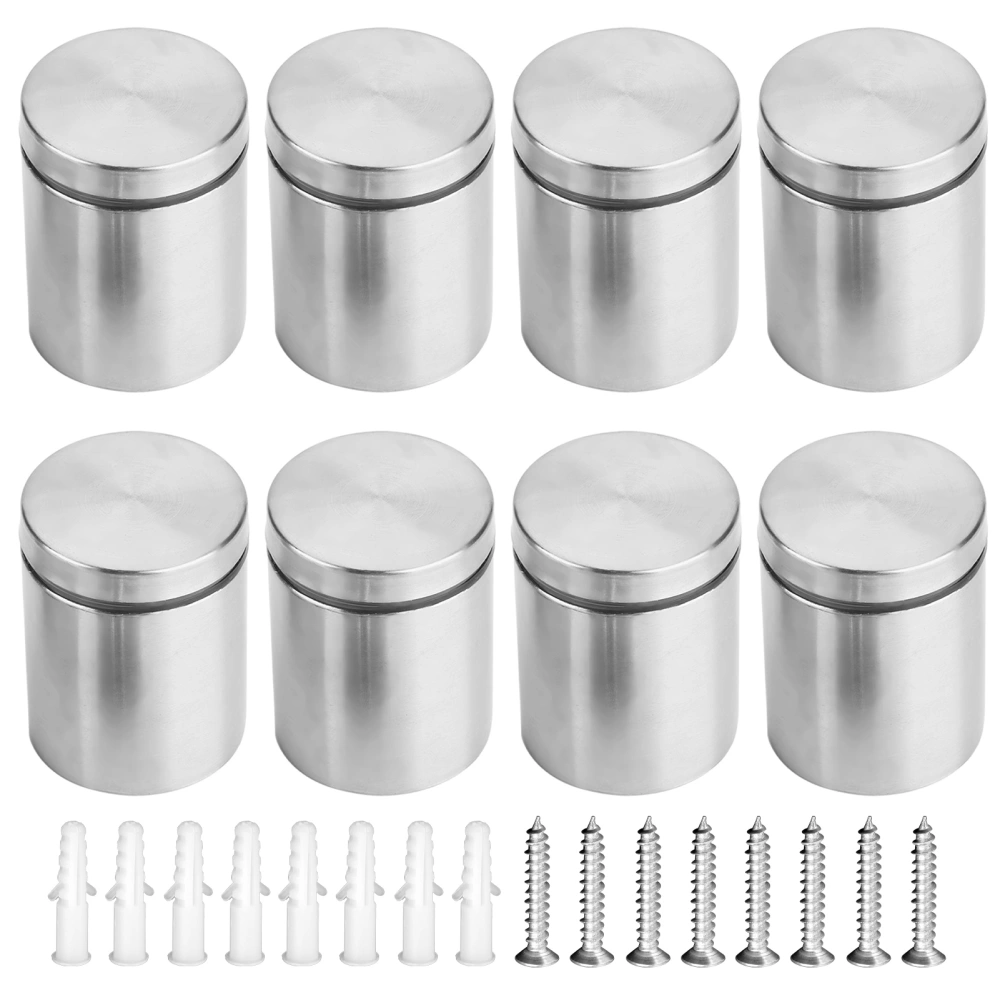 8Pcs M38*50mm Stainless Steel Advertise Fixing Pin Glass Standoff Mounting Bolt