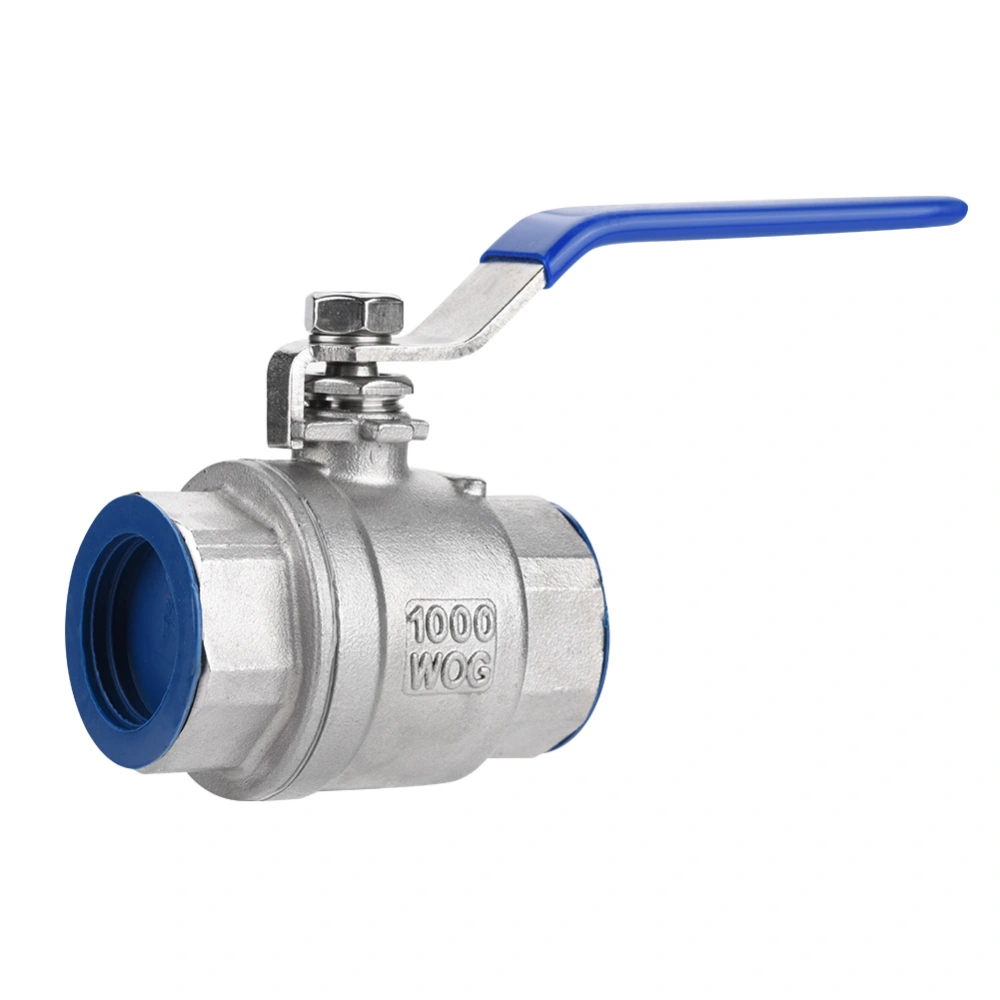 304 Stainless Steel Two piece Full Port Female Ball Valve 3/4" NPT 1000WOG