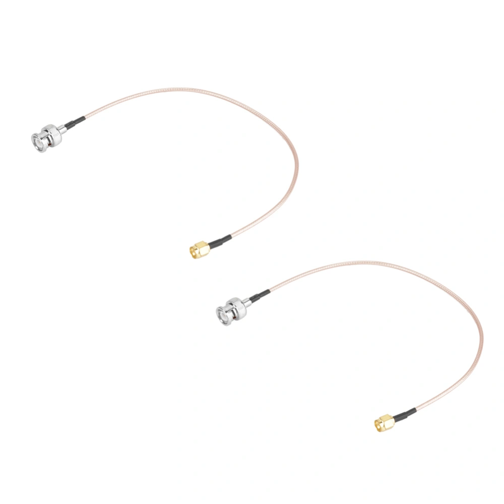 2Pcs 50Ω 30cm SMA Male to BNC Male RG316 Coax Coaxial Cable for Antenna Extension Adapter