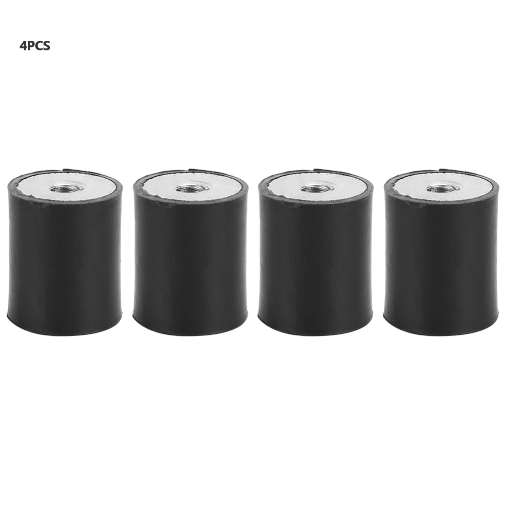 4 Pcs Non toxic Rubber Anti vibration Mount Bobbin Isolator Damper(DD20*25 M6)