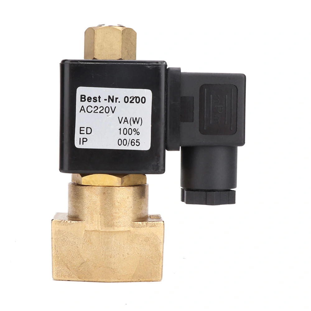 Premium Brass Normally Open Electric Solenoid Valve G1/8' Thread (AC110V)