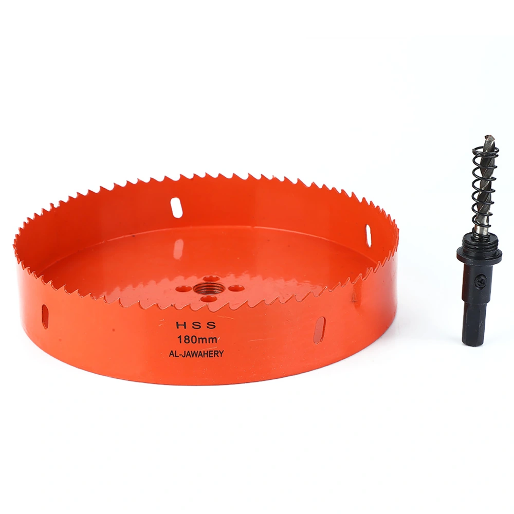 M42 Bi Metal Hole Saw Holesaw Cutter Cutting Drill Bit for Metal Sheet Wood Plastic(180mm)