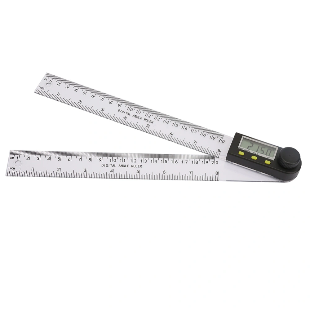 0-200mm/0-8inch Plastic Digital Protractor Angle Finder Ruler Goniometer Gauge