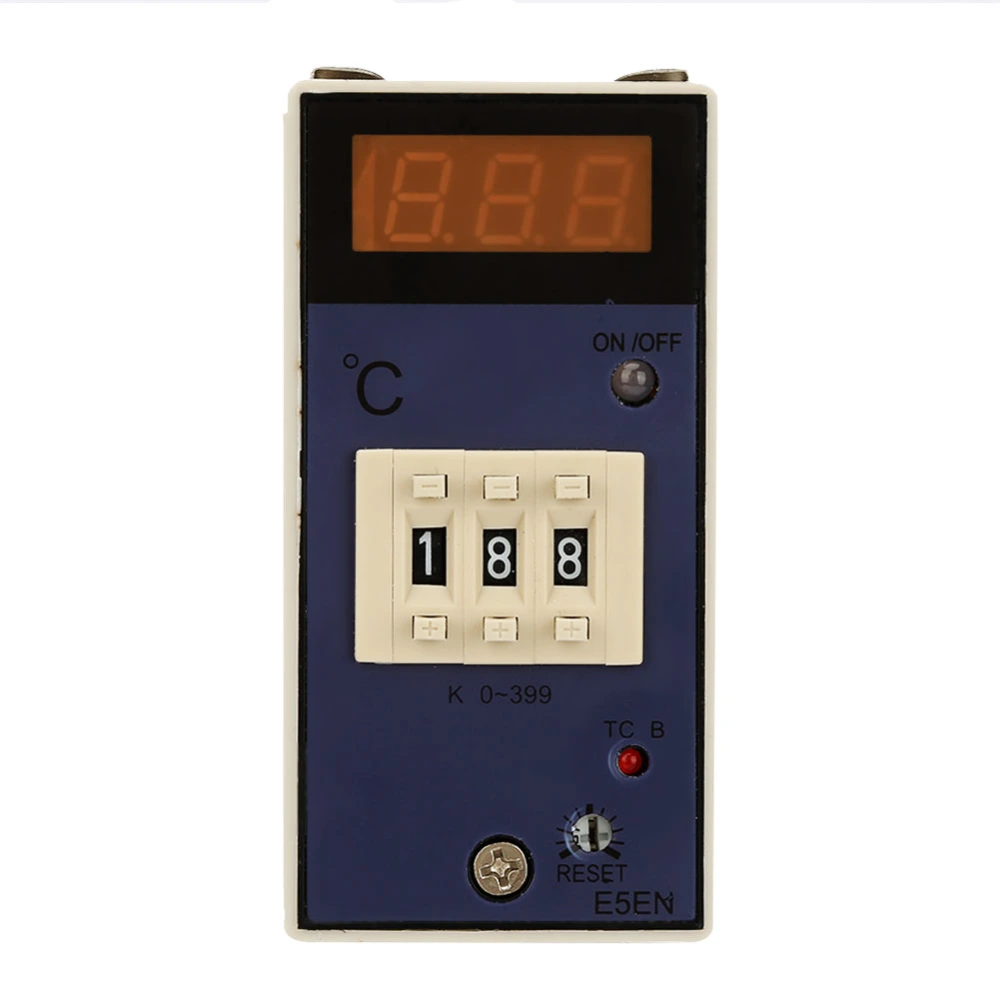 Vertical ON/OFF Digital Temperature Regulator Controller E5EN Sensor K type Input Relay Output