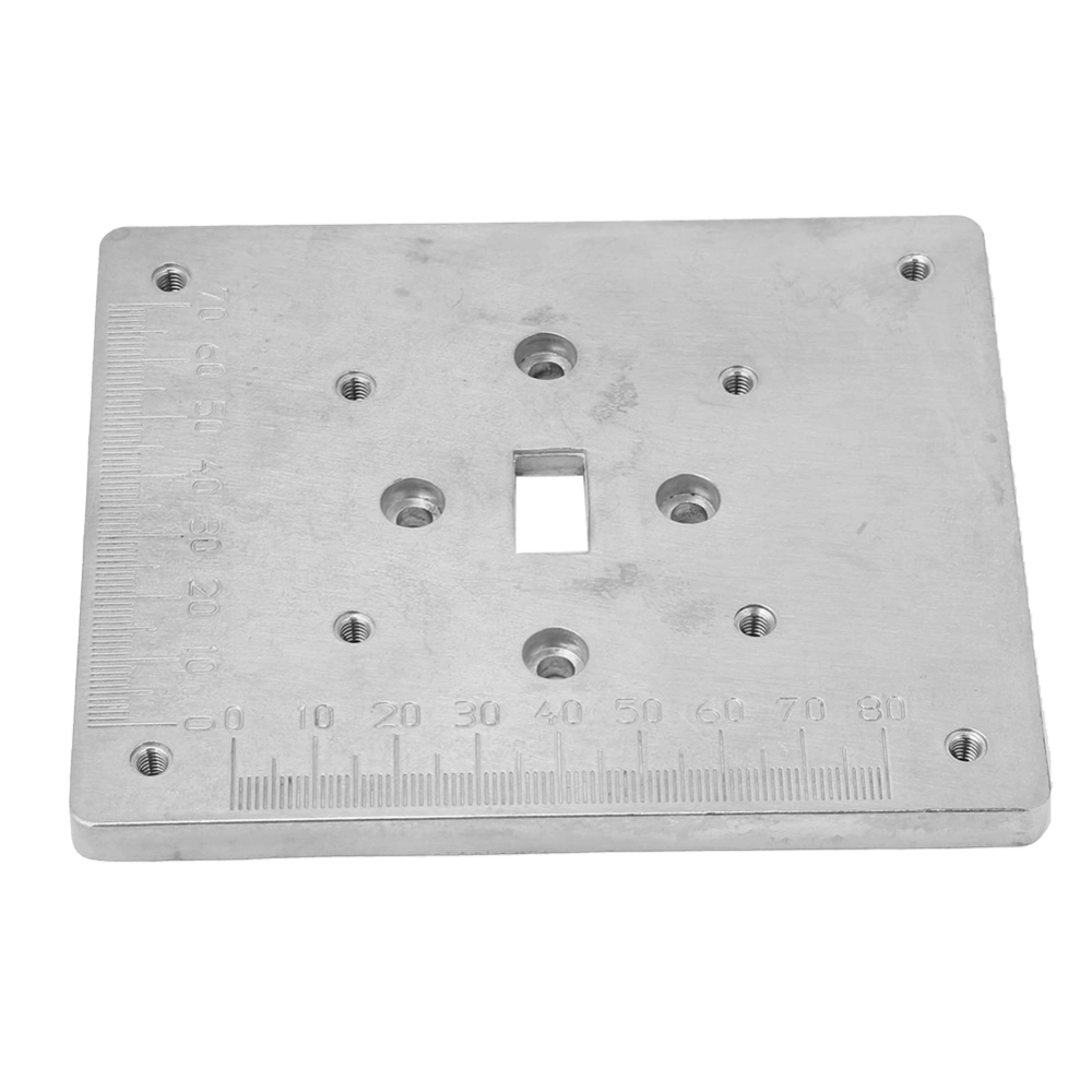 Zinc Alloy 120*100mm Metal Sheet 026M Drill Plate for Drilling Machine