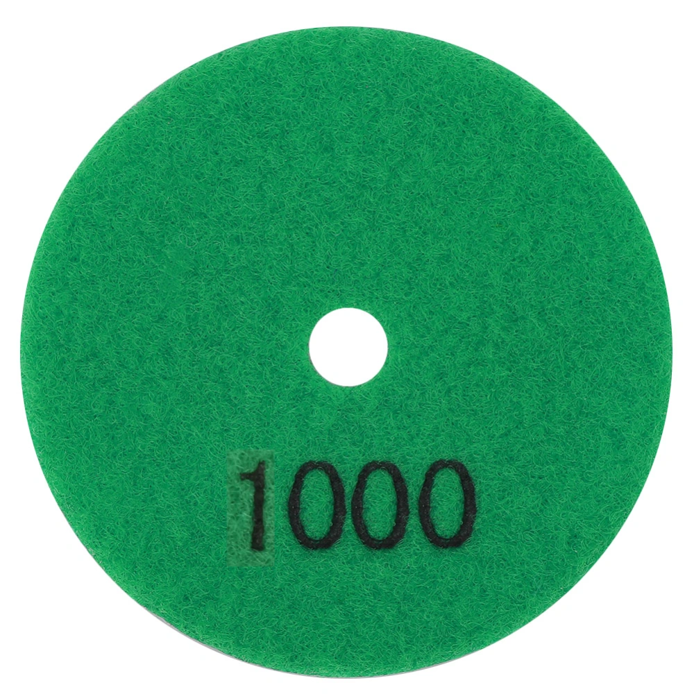 3inch Round Diamond Polishing Pad Granite Marble Grinding Disc Wet Polisher Tool (1000#)