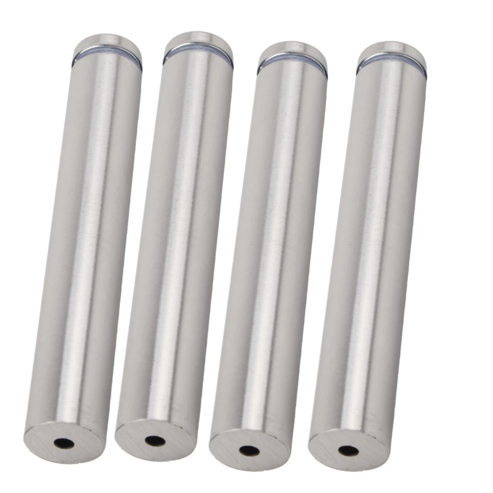 4pcs Hollow Stainless Steel Advertise Fixing Pins Glass Standoff Mounting Bolts (19*150mm)