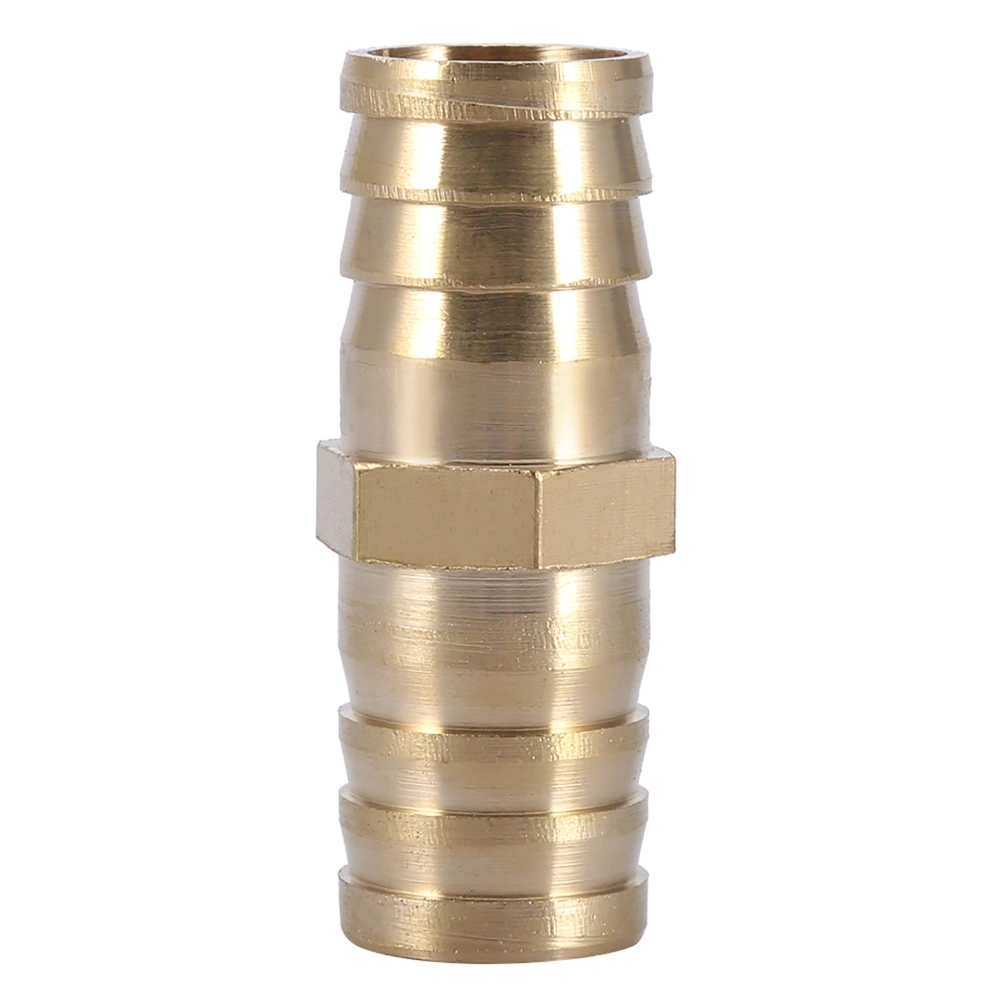 Brass Barbed Straight 2-Way Pipe Connector Tube Joiner Fitting 6/8/10/12/14/16/20mm