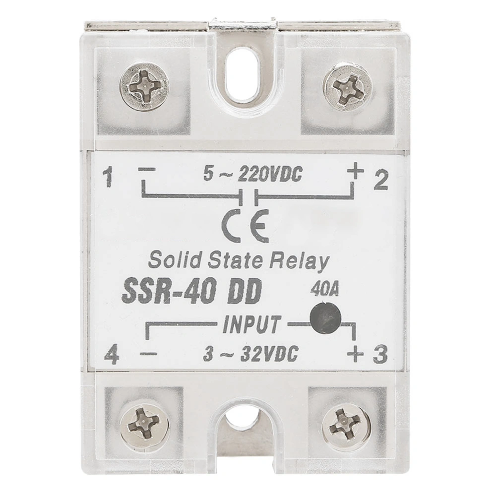 SSR-40 DD 40A 5-220VDC Solid State Relay For Industrial Automation Process