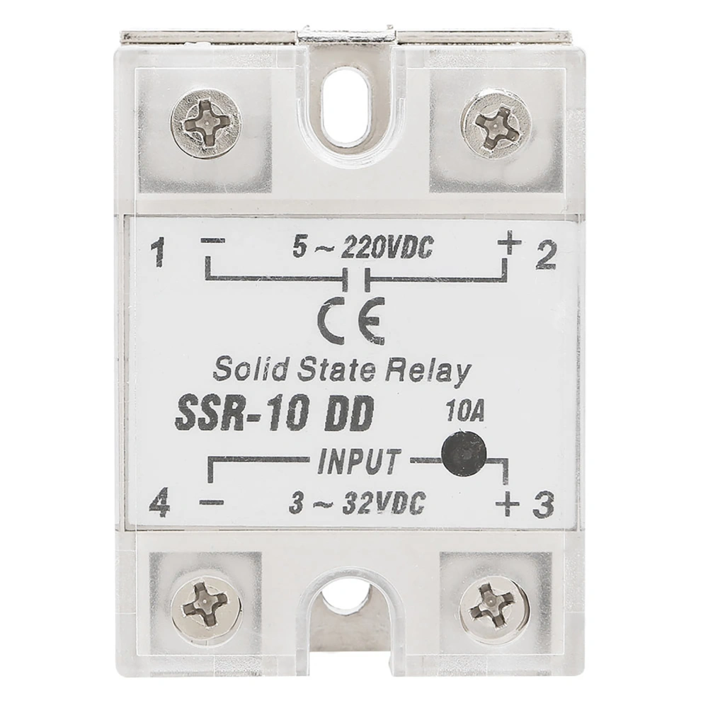 SSR-10 DD 10A 5-220VDC Solid State Relay For Industrial Automation Process