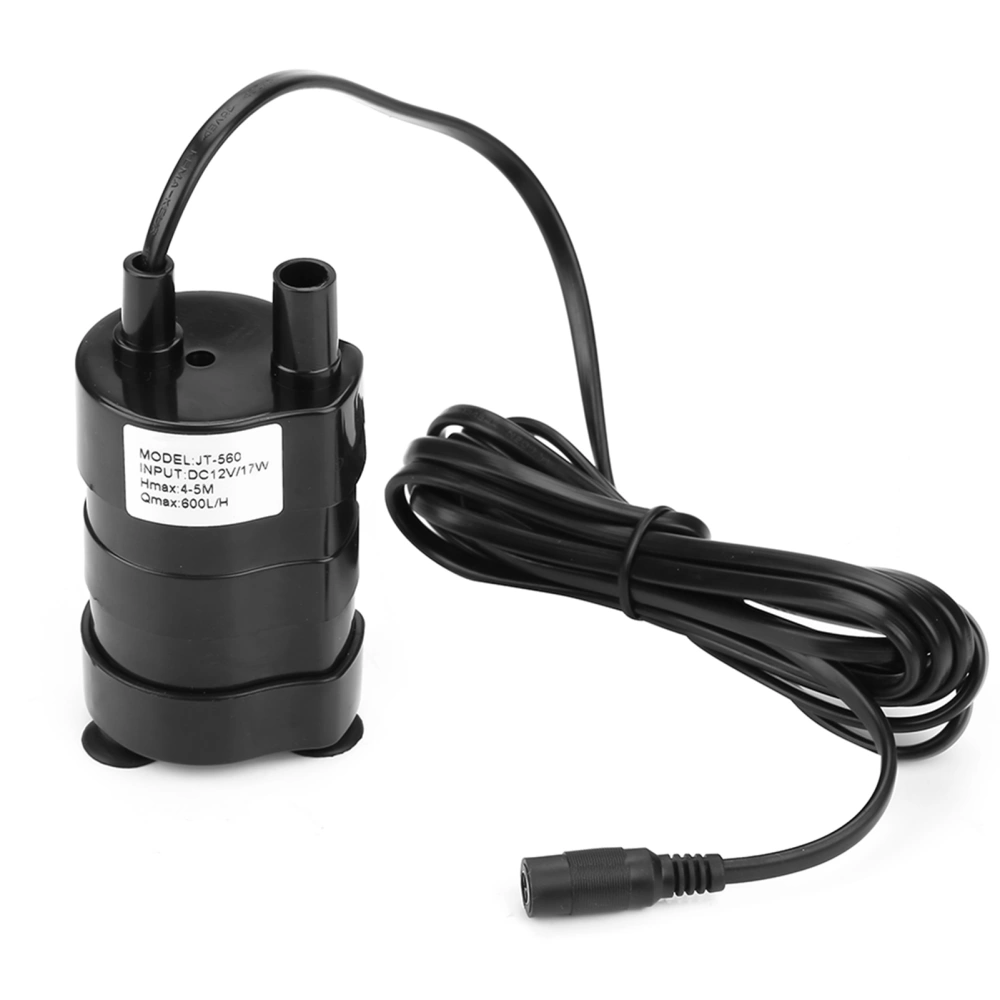 Mini High Hydraulic Head DC Brushless Submersible Water Pump 12V -20℃-90℃