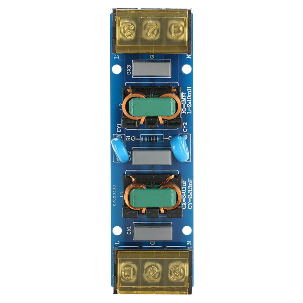 EMI High Frequency Two stage Power Low pass Filter Board For Power Supply (25A)