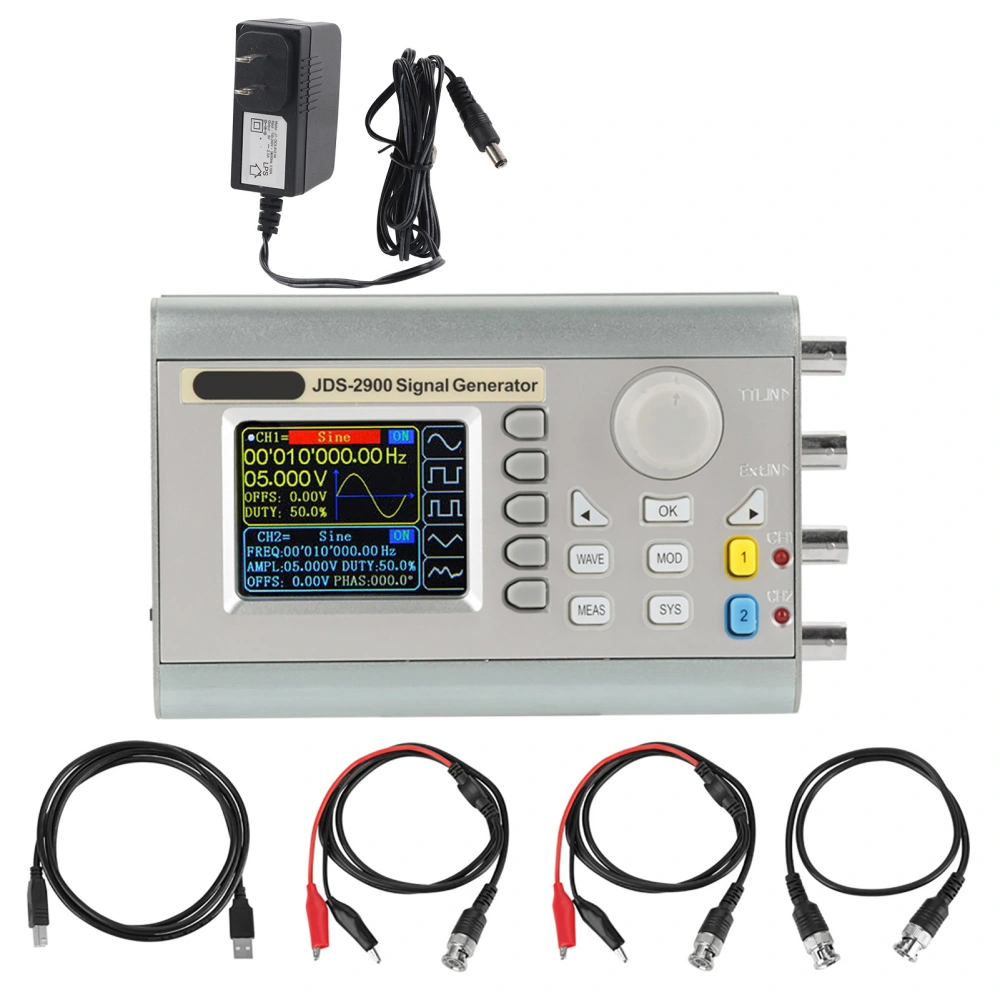 JDS2900 DDS Signal Generator Counter Digital Control Sine Frequency AC100-240V (15MHz US Plug)