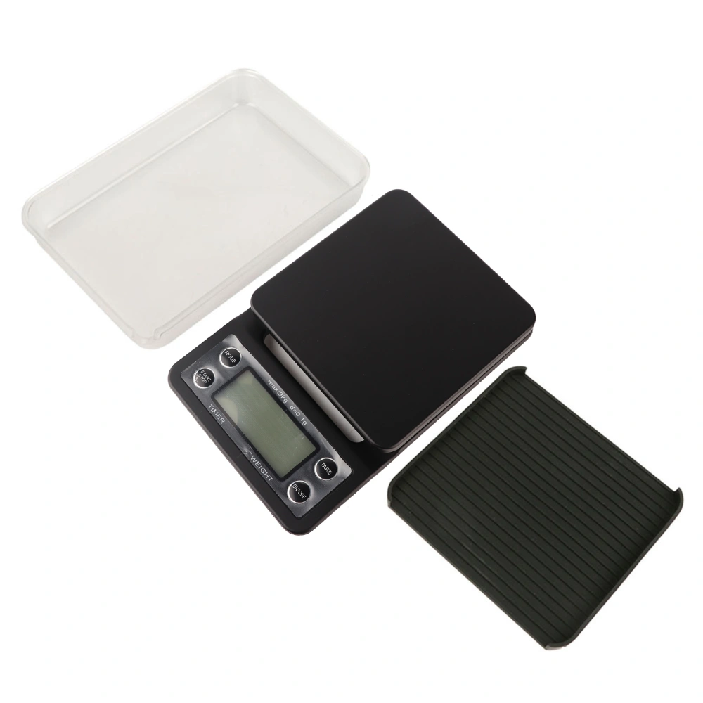 3kg 0.1g High Precision LCD Electronic Drip Coffee Gram Scale Kitchen Food Scale