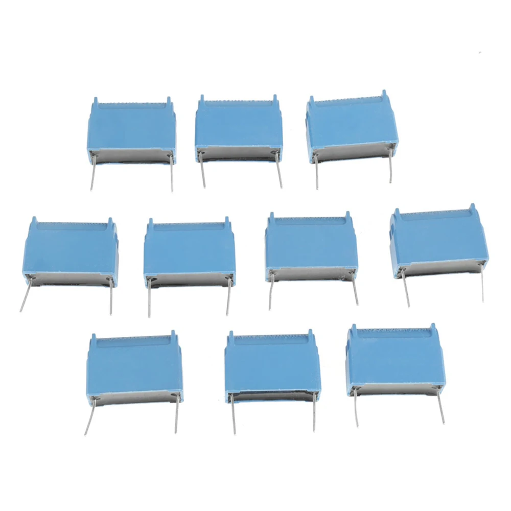 10Pcs Induction Cooker Capacitor Radial Lead Capacitor 0.33uF 630V AC 1200V DC