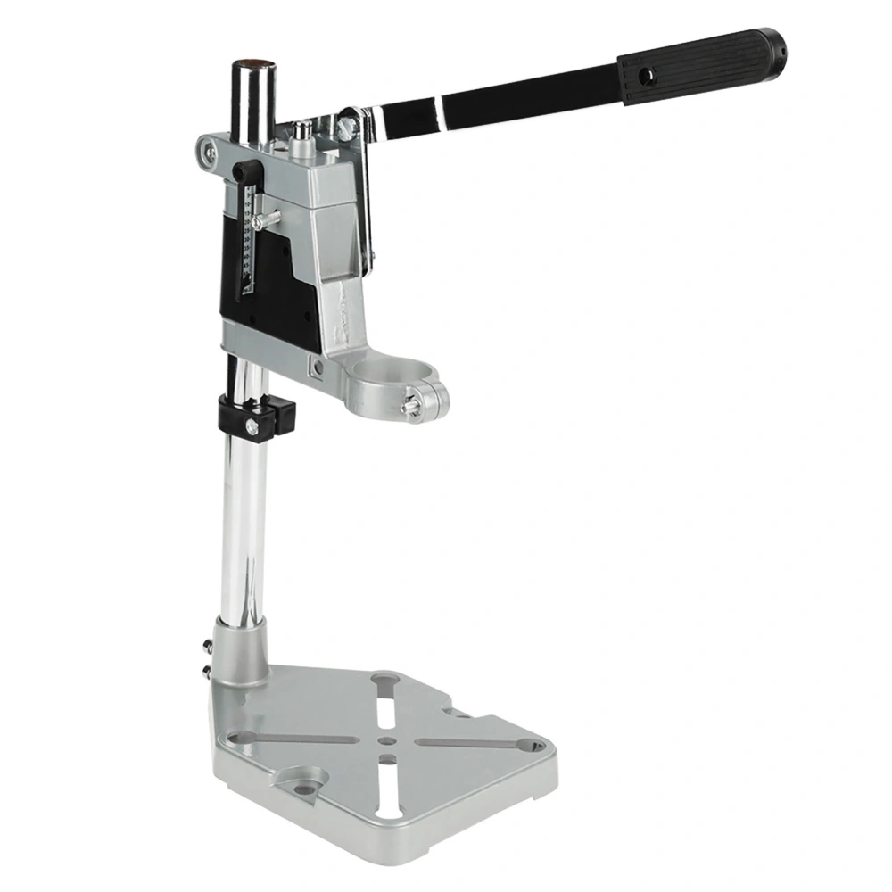 Clamp Drill Press Stand Workbench Repair Tool for Drilling Aluminum Base(Single Hole)