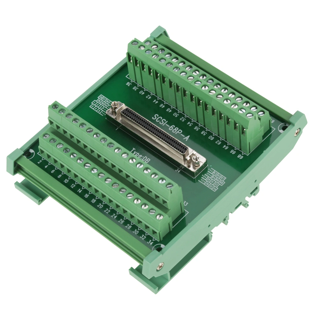 SCSI68 68-pin DB Type Female Connector Breakout Board Terminal Module