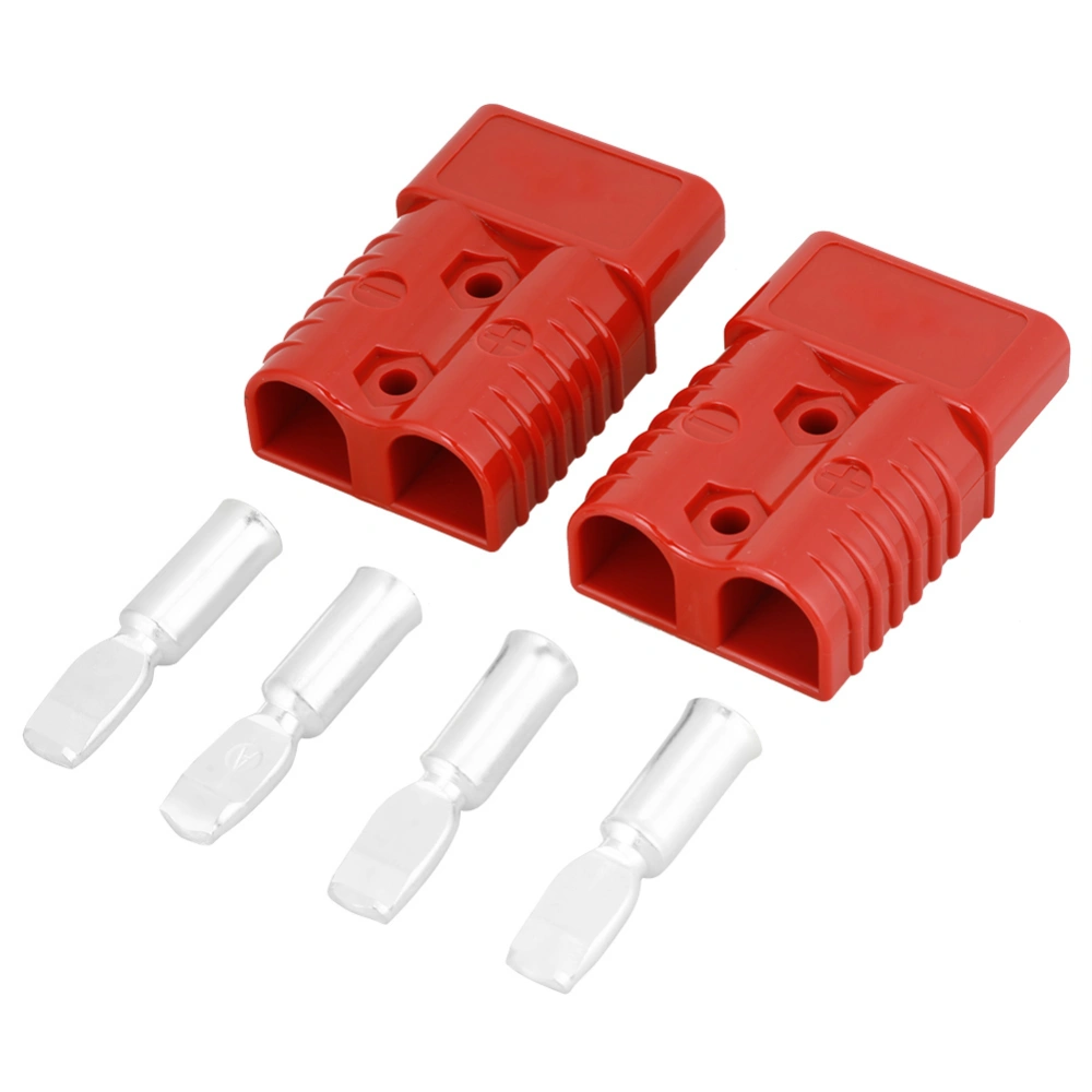 2pcs 175A 600V Red Battery Quick Connect Plug Winch Connector Plug with 4 Accessories