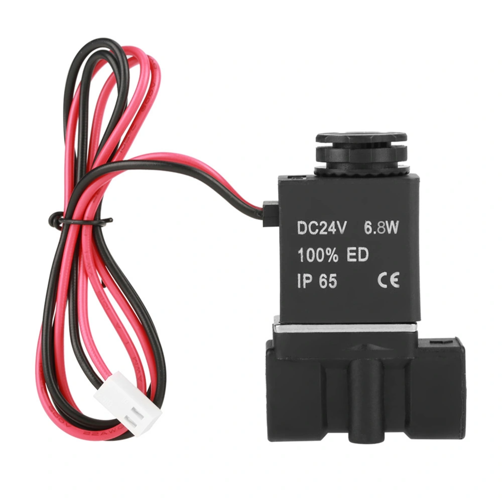 2P025-08 DC24V PT 1/4" Threaded Plastic Electric Solenoid Valve for Water / Air / Oil