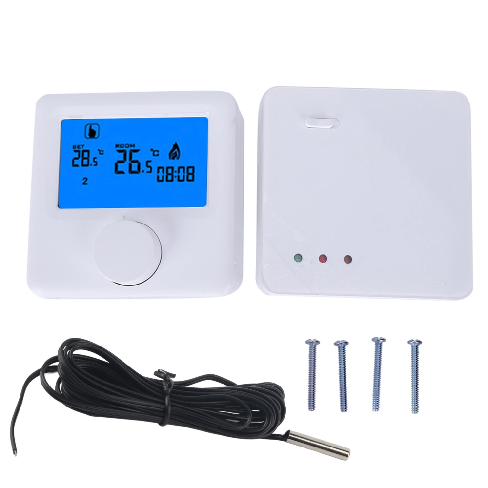 Digital LCD RF Wireless Heating Thermostat Temperature Controller for Electric Heating System