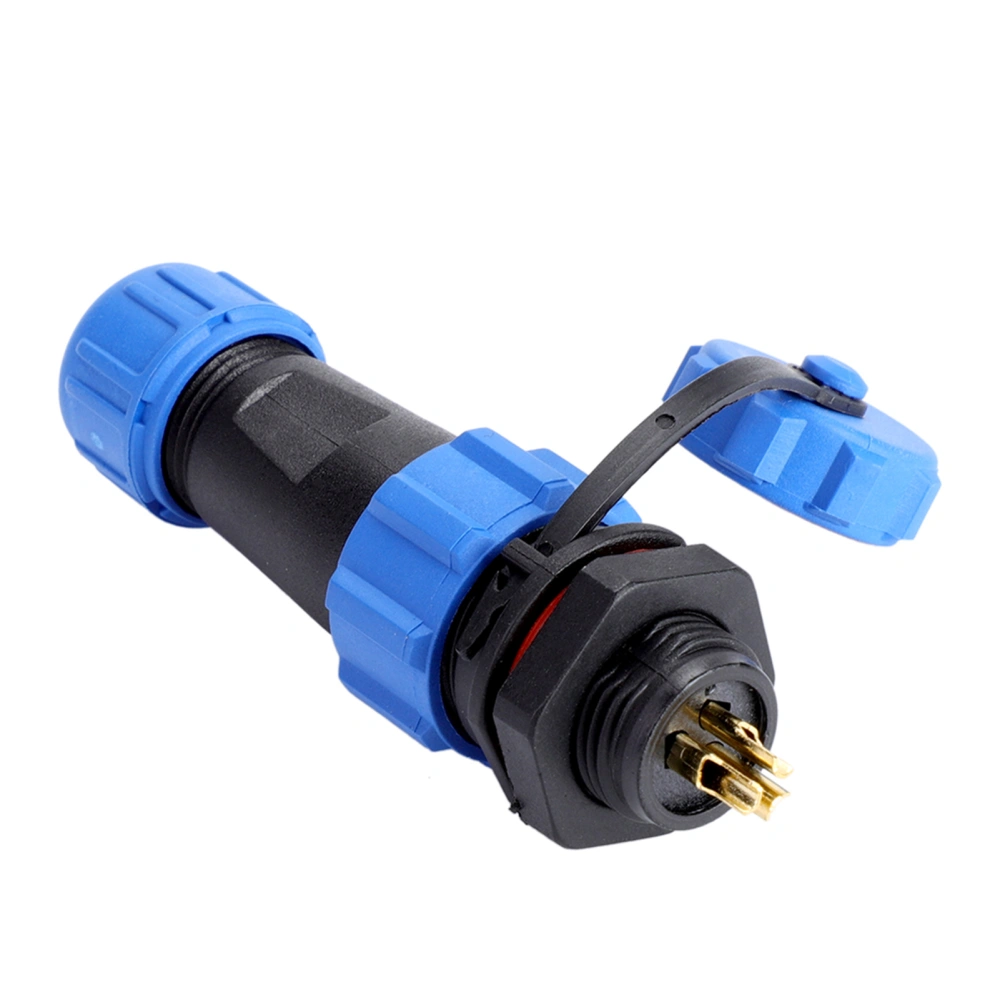 IP67 SP13 3Pin Waterproof Plastic Plug Socket Connector ( 3Pin)