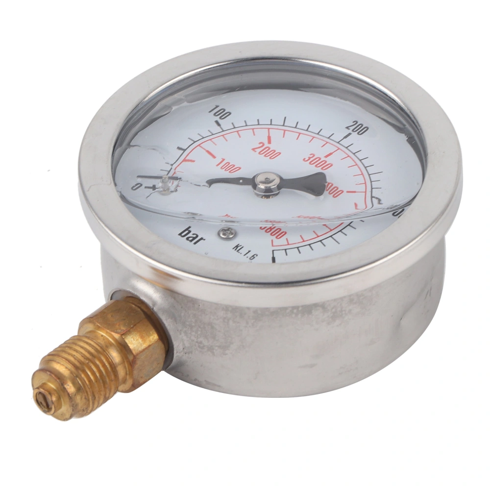 0‑400BAR 0‑5800PSI G1/4 68mm Dial Hydraulic Pressure Gauge Meter