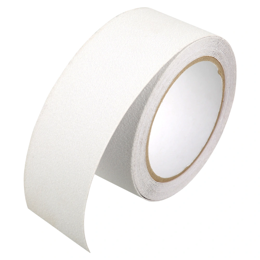 5cm x 5m Self adhesion PVC Anti Slip Tape Wearproof Adhesive Safety Flooring (White)