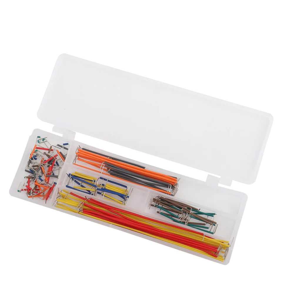 140pcs U Shape Solderless Breadboard Jumper Cable Wire Kit Box for DIY Shield