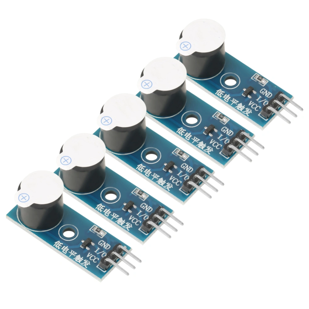 5pcs Active Buzzer Alarm Beeper Module 3.3V-5V for Electronic Toys Alarming Devices Timers