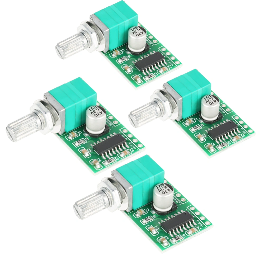 4pcs PAM8403 Mini DC 5V Digital Audio Amplifier Power Amp Module Board with Potentiometer