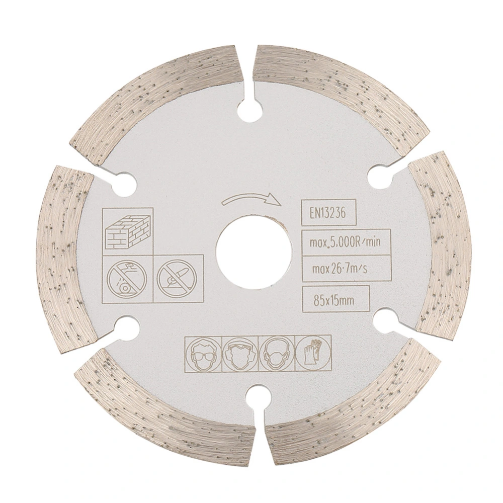 85mm x 15mm Diamond Circular Cut Saw Woodworking Rotary Tool Cutting Disc