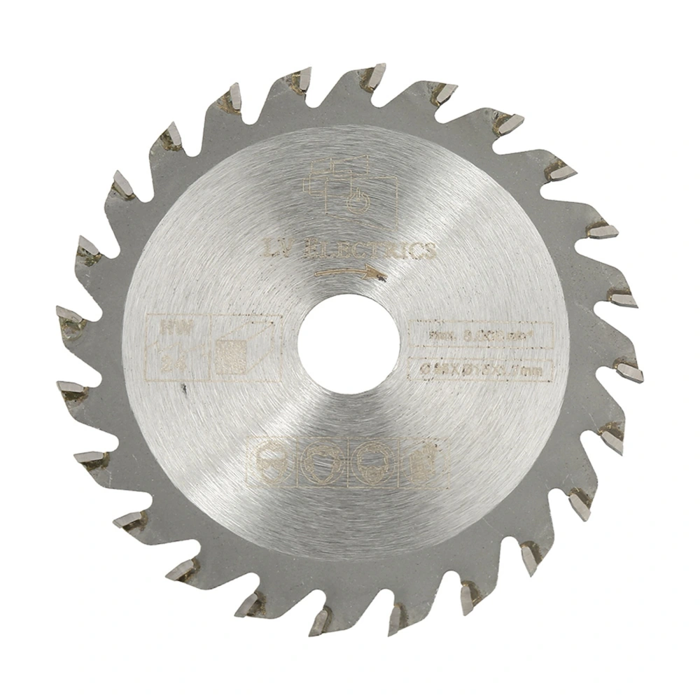 85mm x 15mm 24 Teeth Cemented Carbide Circular Cut Saw Woodworking Rotary Tool Cutting Disc