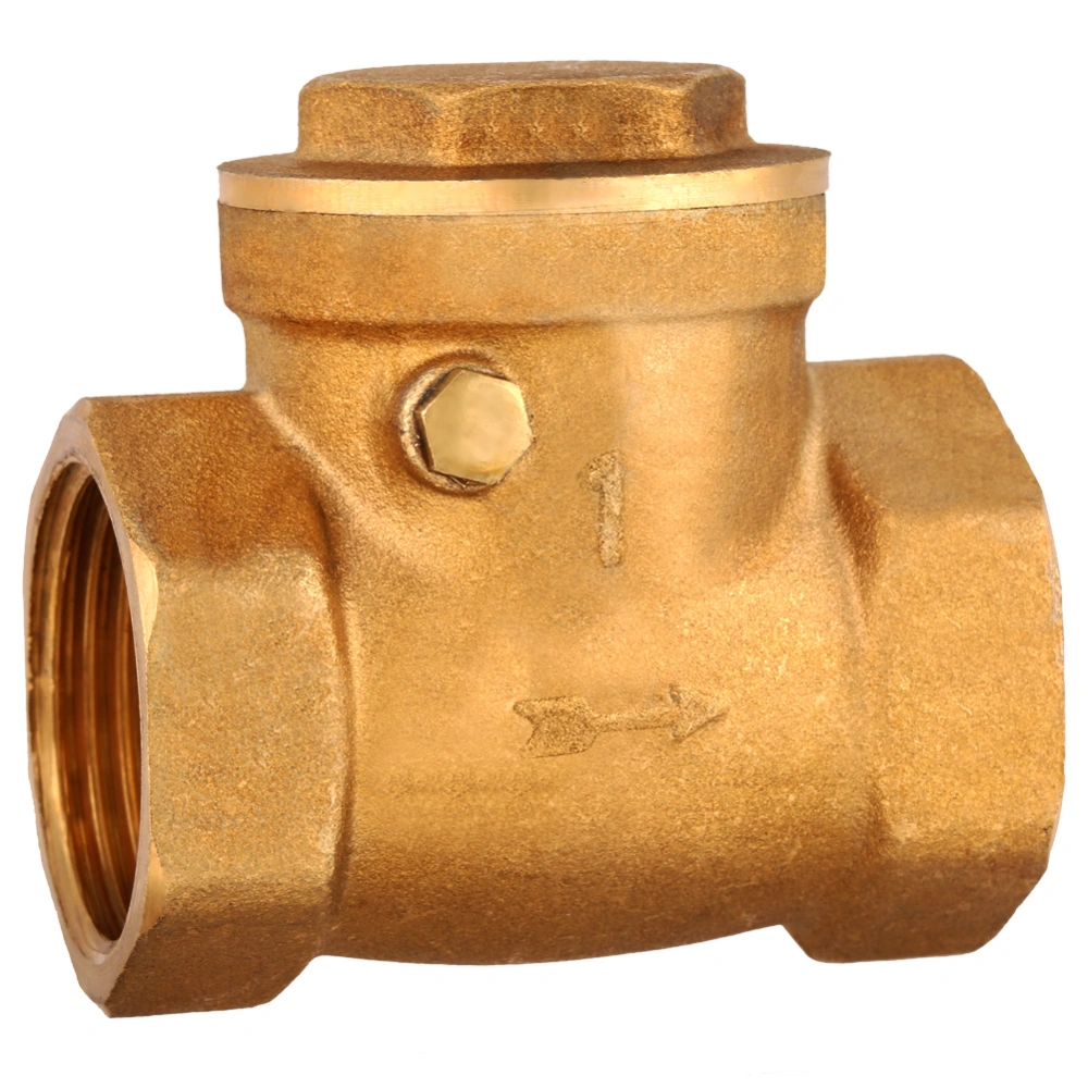 1pc DN25 Female Thread Brass NOn return Swing Check Valve 232PSI Prevent Water Backflow