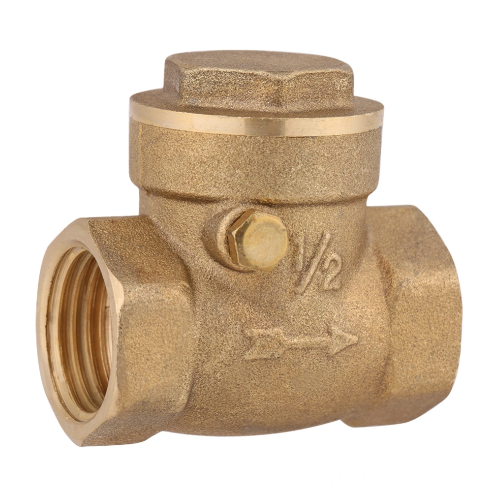 1pc DN15 Female Thread Brass NOn return Swing Check Valve 232PSI Prevent Water Backflow