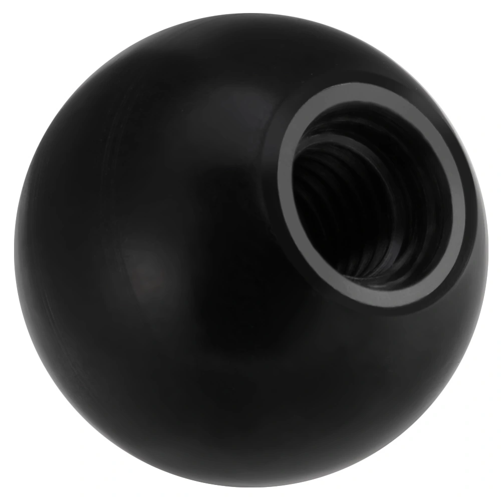 10pcs Universal Lathe Tractor Machine Plastic Round Ball Knob Handle (Black AM8*25)