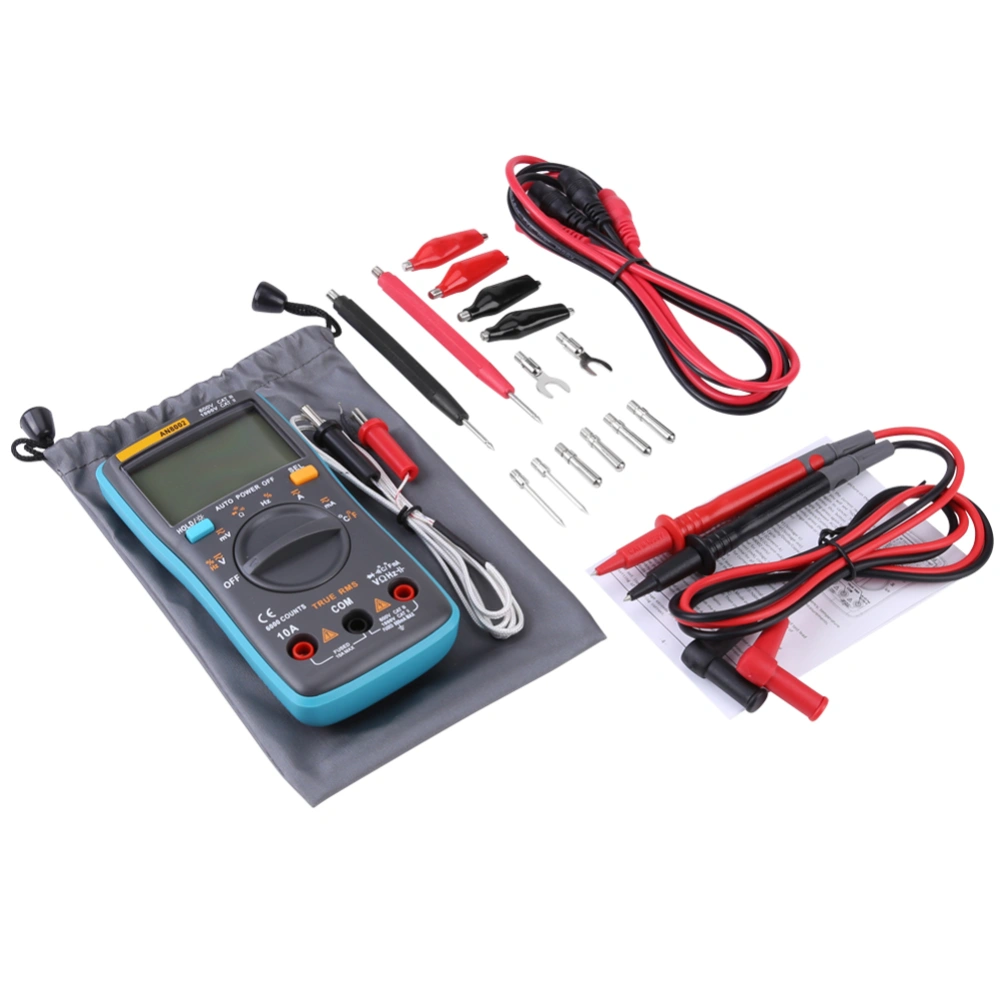 ANENG AN8002 True RMS Digital Multimeter AC/DC Voltage Ohm Current Meter 6000 Counts