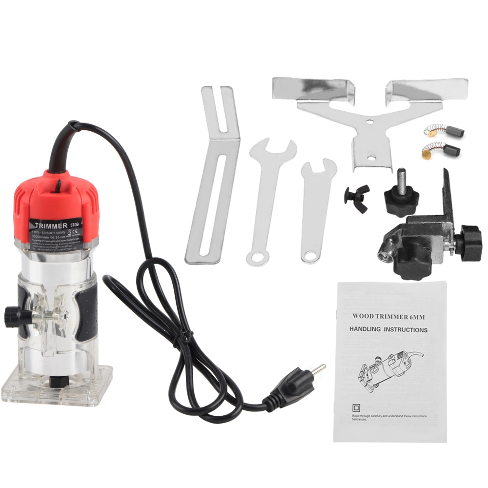 30000R/MIN Electric Hand Trimmer Wood Laminator Router Tool Set