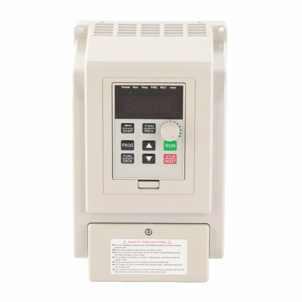 AC 220V 1.5KW Variable Frequency Drive VFD Speed Controller for 3‑phase Motor